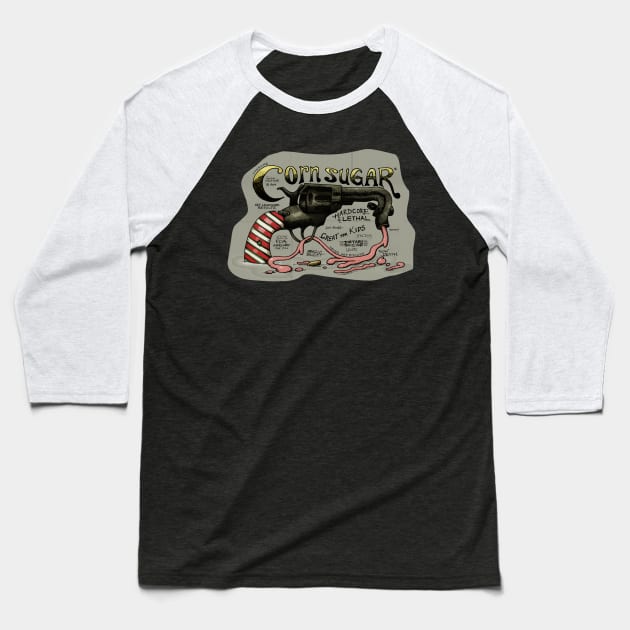 Corn Sugar Baseball T-Shirt by Froobius